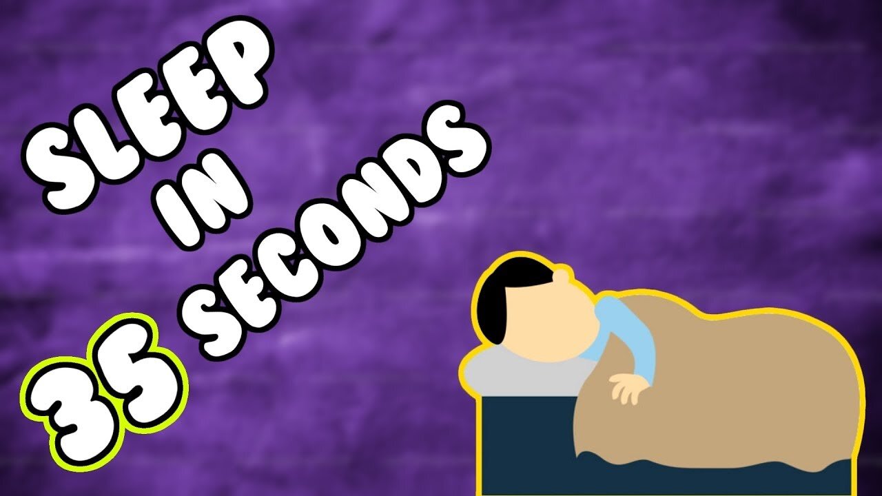 HOW TO FALL ASLEEP IN 35 SECONDS (Psychology Trick)