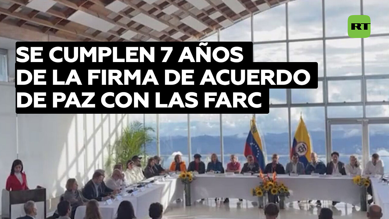 Se cumplen 7 años de de la firma de acuerdo de paz con las FARC