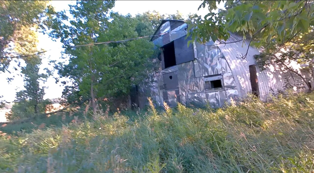 Trail Ends #3 - Inside an Abandoned Metal Barn