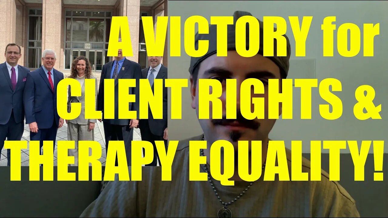 A Victory for SOCE Client Rights and Therapy Equality!
