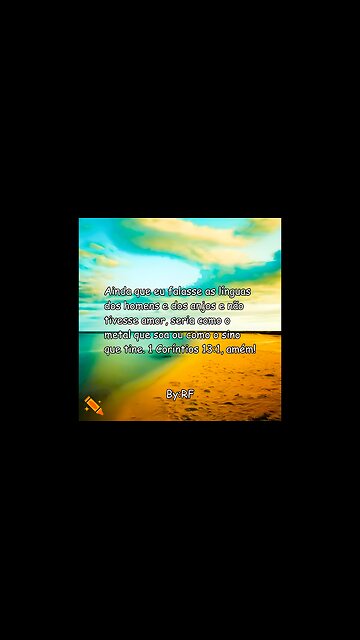 Ainda que eu falasse