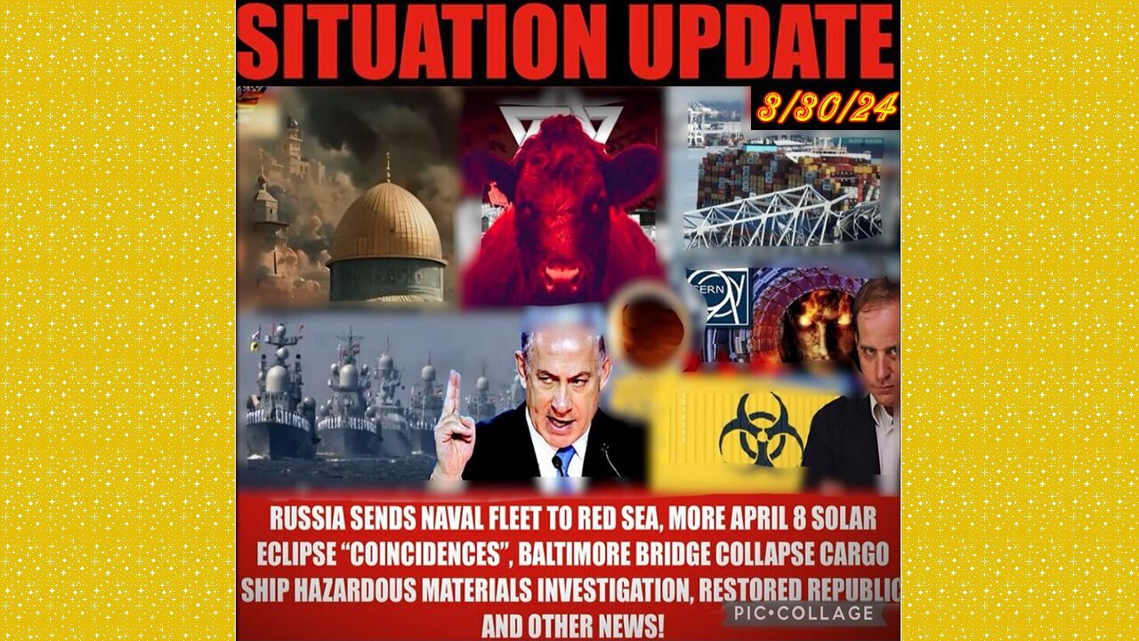 SITUATION UPDATE 3/30/24 - Covid-19/Jabs/Plan-Demics, Global Financial Crises,Cabal/Deep State Mafia