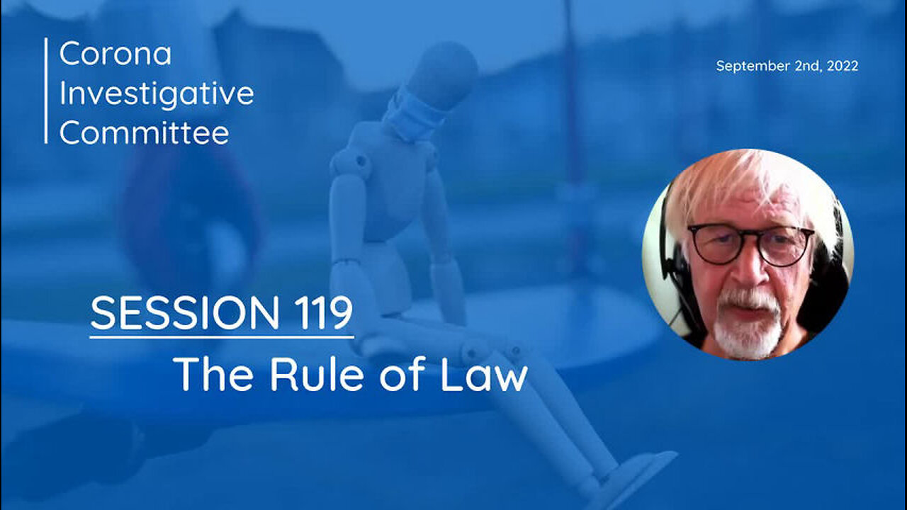 Dr. Wolfgang Wodarg | Session 119: The Rule of Law (EN) | 02.09.2022