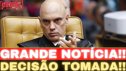 REVIRAVOLTA!! MORAES TOMA DECISÃO!! GRANDE NOTÍCIA!! ACABOU...