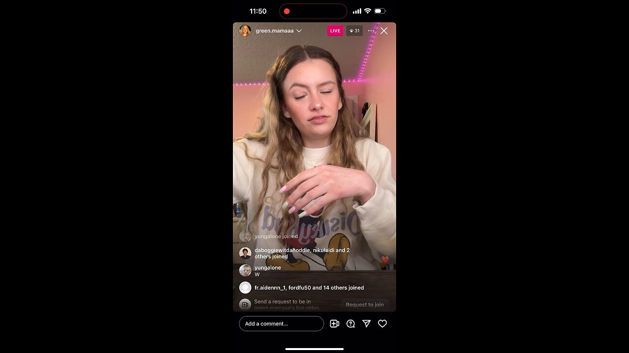 Green Mama Instagram Story