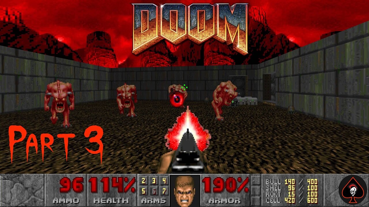 Doom 1993 (Remastered) Play Through - Part 3