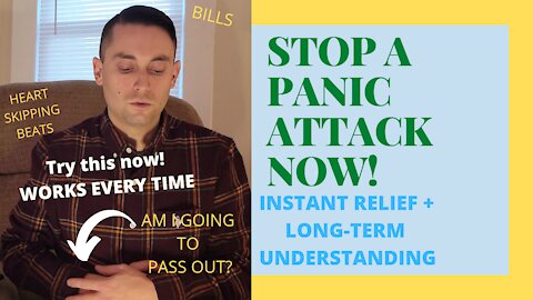 HOW TO STOP A PANIC ATTACK NOW