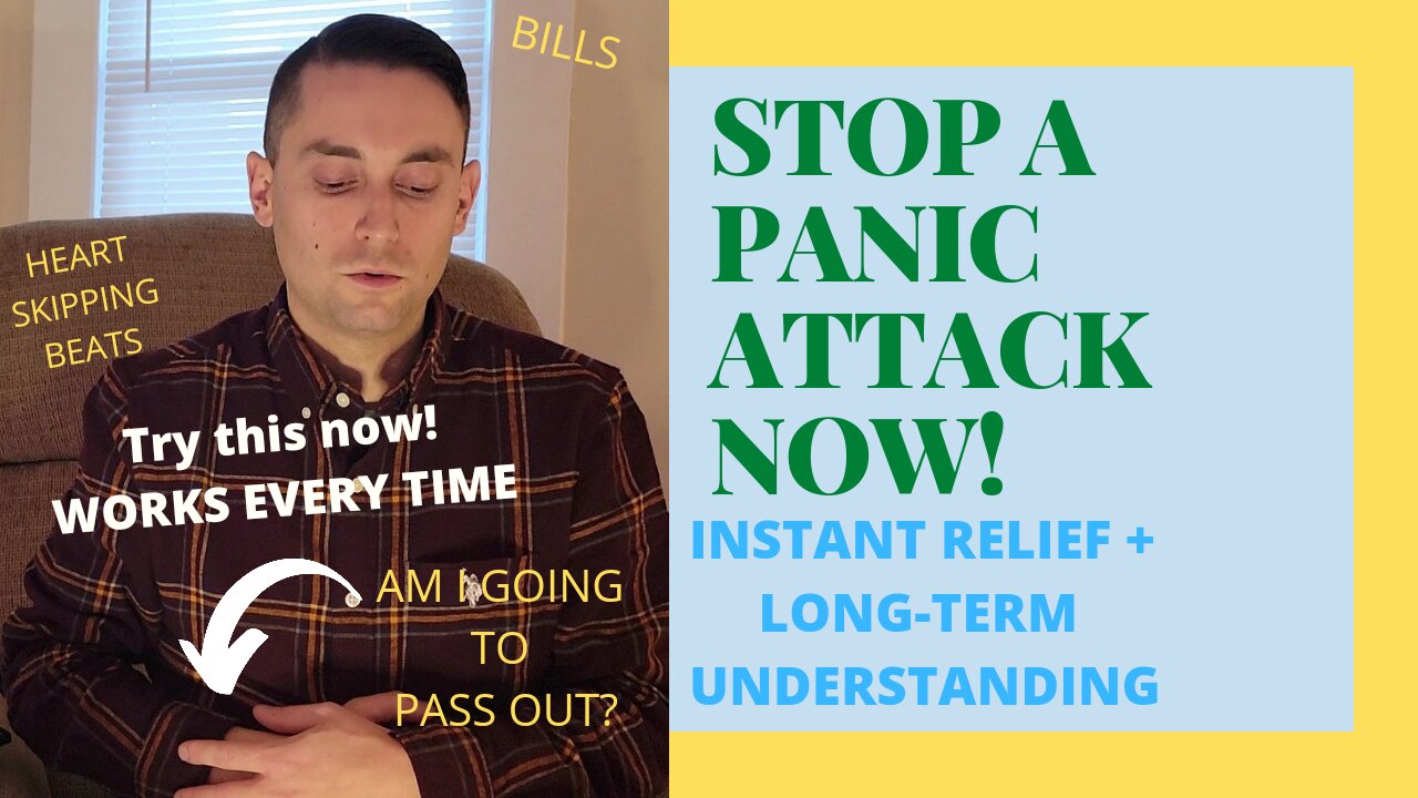 HOW TO STOP A PANIC ATTACK NOW