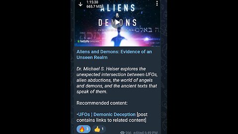 Documentary: Aliens and Demons