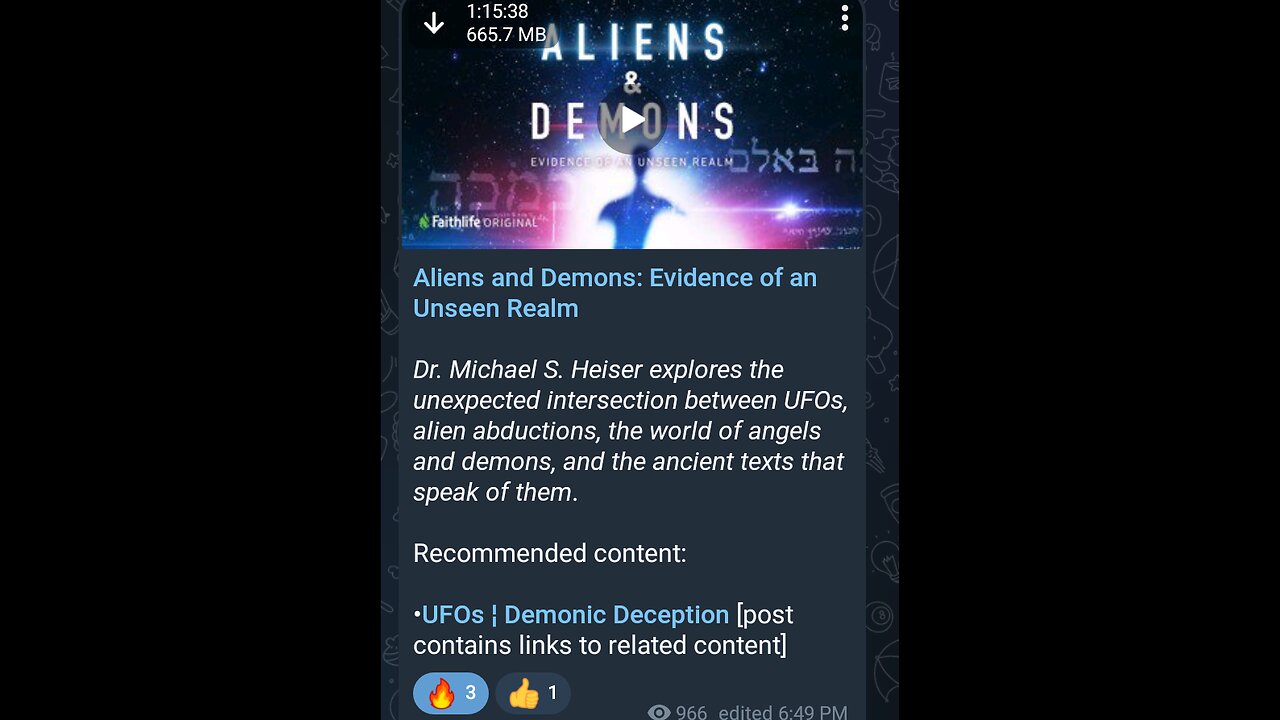 Documentary: Aliens and Demons