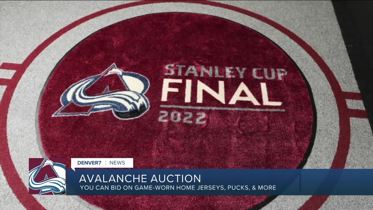 Avs auctioning items from Stanley Cup Finals