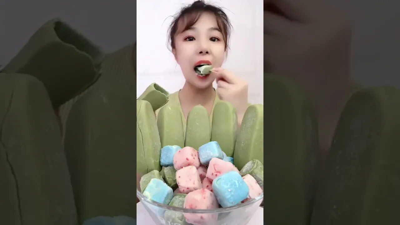 mukbang ice cream eating challenge, Ice Cream Eating, Sound SATISFYING SOUNDS