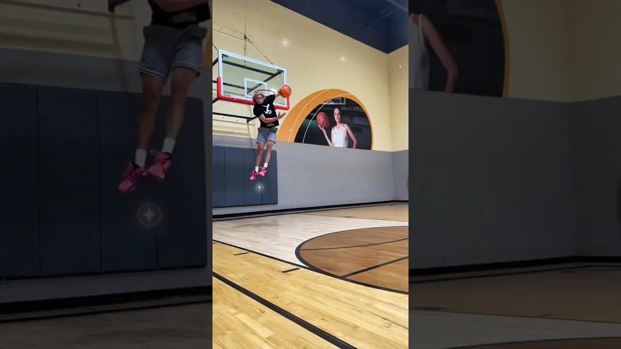 SURREAL DUNK‼️(Scorpion Off The Backboard) 👀🚀 #Shorts #dunk