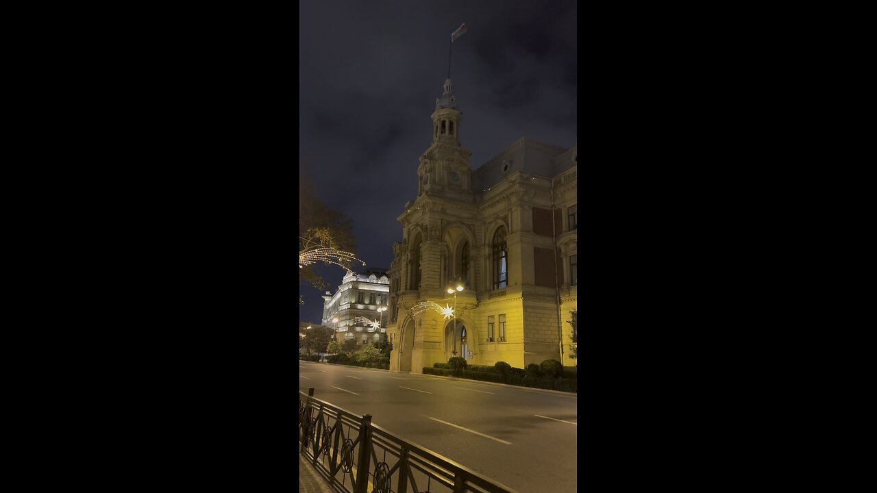 Night bell in baku