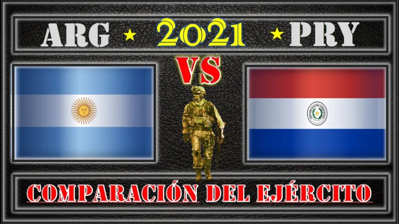 Argentina VS Paraguay 🇦🇷 Comparación de poder militar 2021 🇵🇾, Poder militar