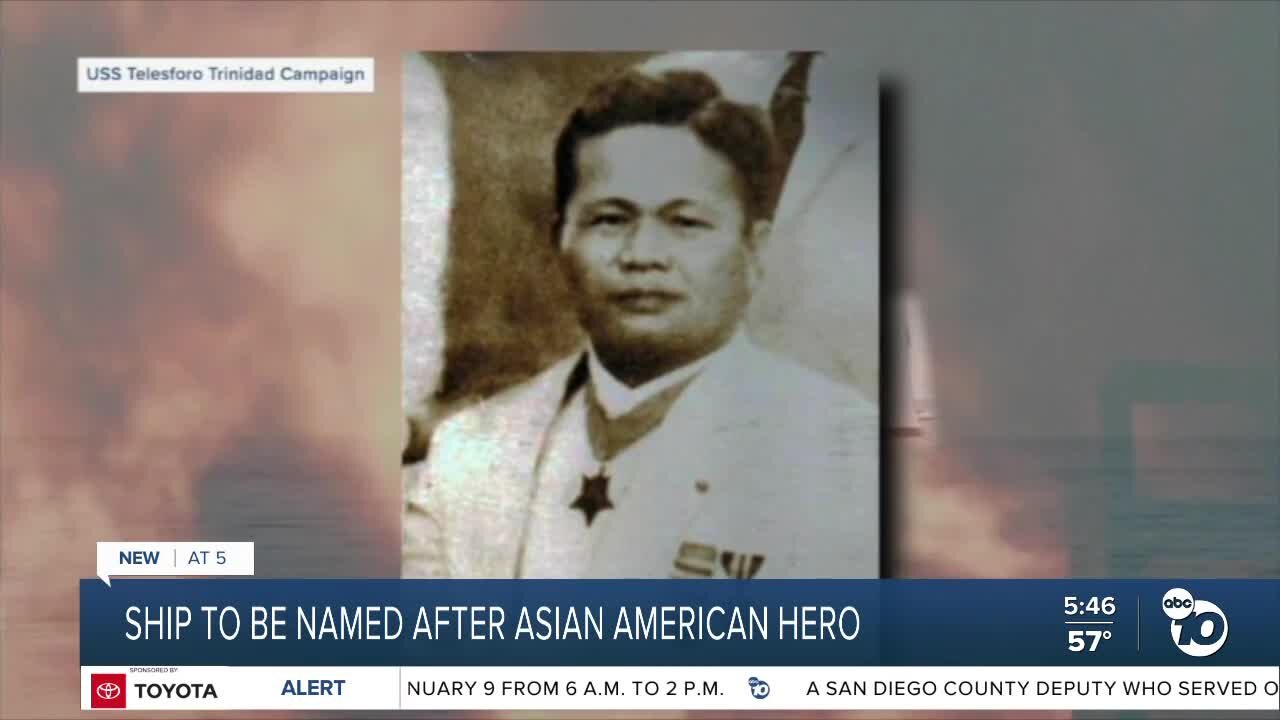 New USS destroyer to be named after Asian-American Medal of Honor recipient