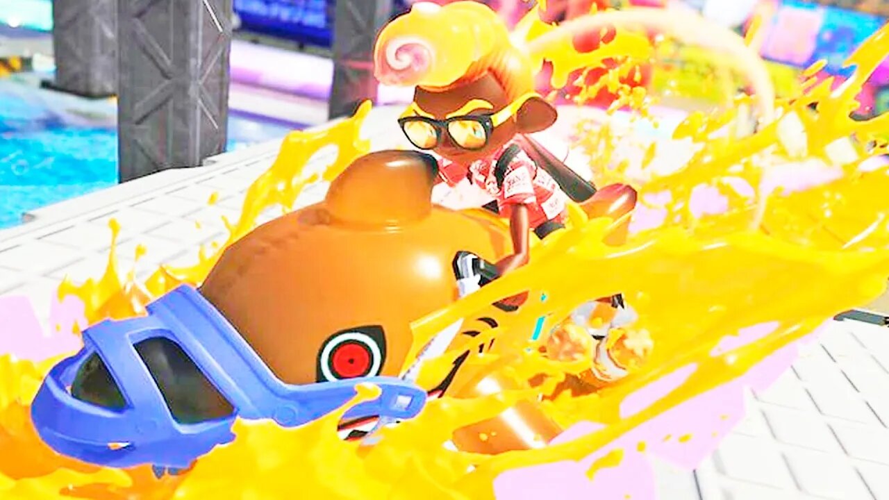 Splatoon 3: Granada de 3 Explosões - Tower Control - Multiplayer Online