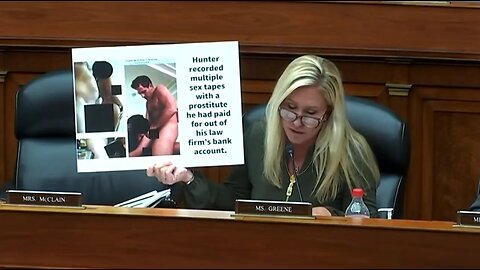 Dems Lose It When MTG Shows Hunter Laptop Photos