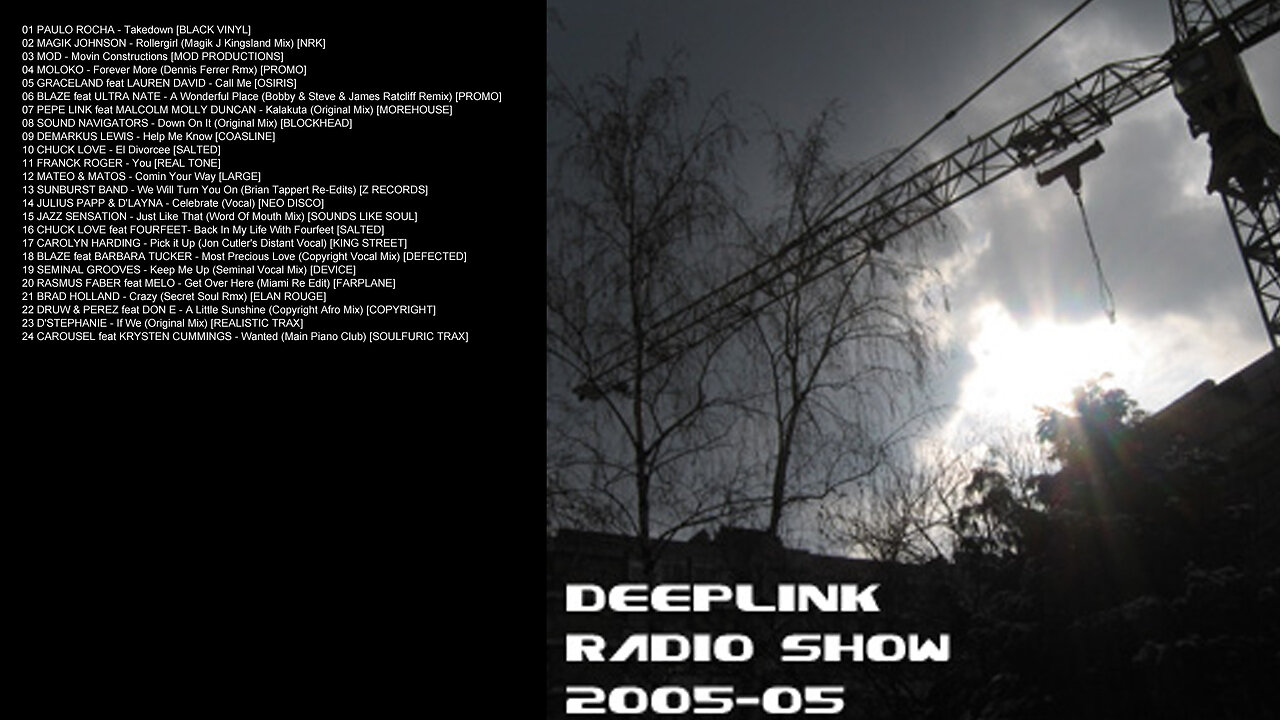 DeepLink Radio Show 05 - Jazzy Deep Soulful House Mix