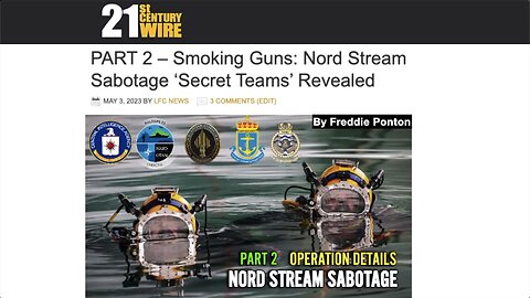 UK Column News - May-5-2023 - Nord Stream Pipeline Sabotage - Part 2
