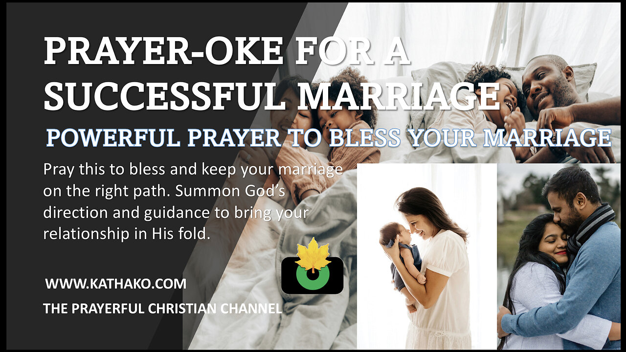 (PRAYER-OKE) Prayer for a Successful Married Life, a silent, divine summon to bless relationships.