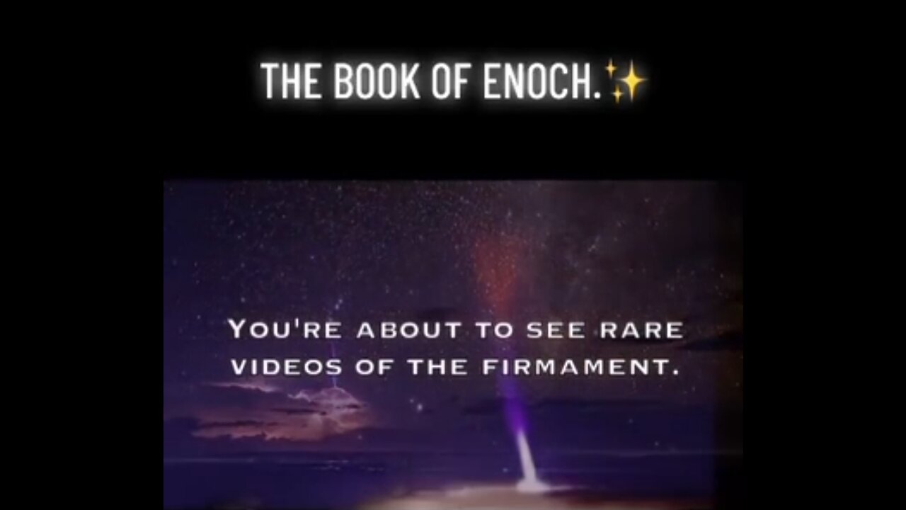 BOOK OF ENOCH - THE FIRMAMENT - Operation FishBowl - Operation Dominic