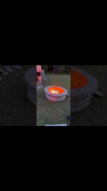 Having a bonfire in Canada