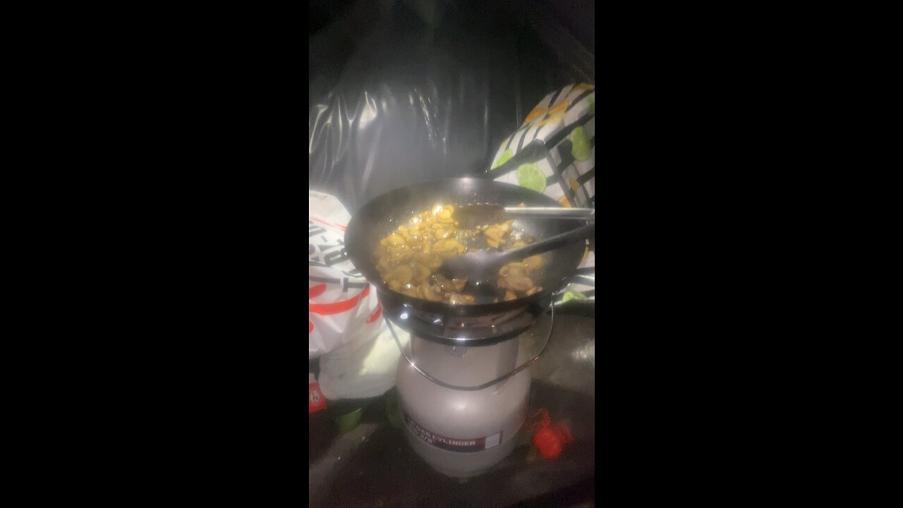 nice little cook up on weekend camp