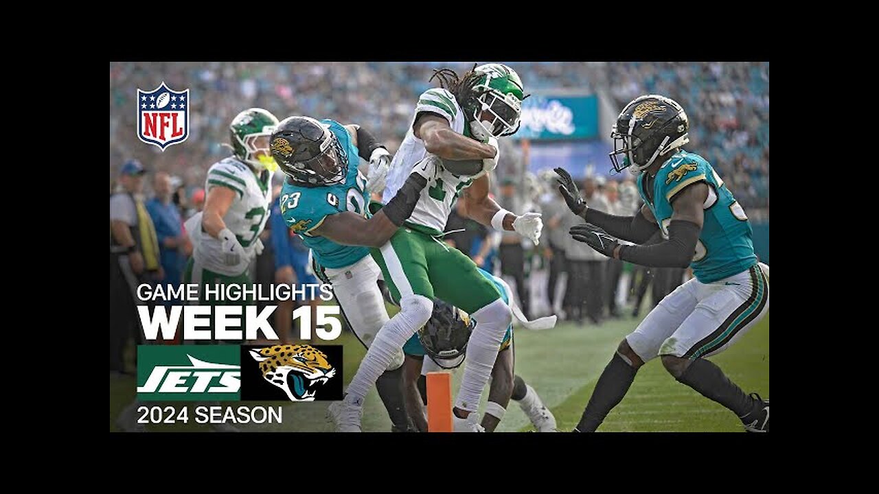 New York Jets vs. Jacksonville Jaguars Game Highlights | NFL 2024 Season Week 15