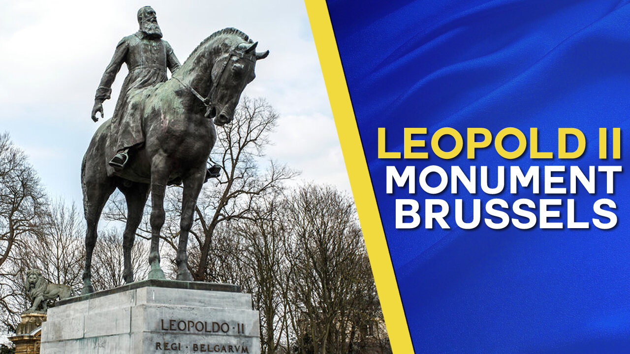 King Albert I of the Belgians unveils National monument to King Leopold II in Brussels