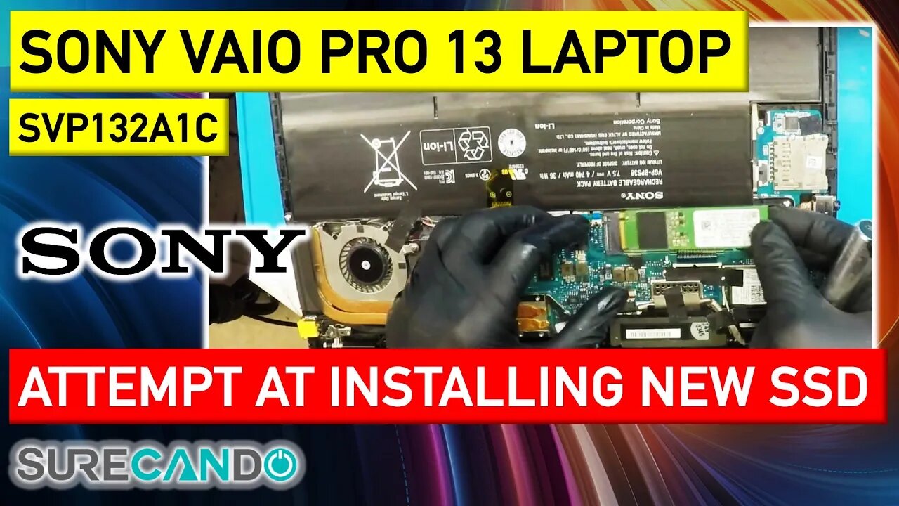 Sony Vaio Pro 13_ Windows Reinstall on New SSD Gone Wrong