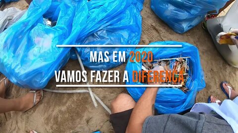 Limpeza Praia do Pereque