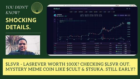 $LSVR - Lasrever Worth 100X? Checking $LSVR Out. Mystery Meme Coin Like $CULT & $TSUKA. Still Early?