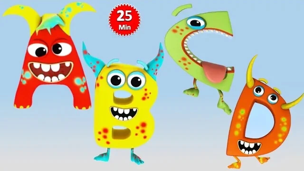 ABCD learning cartoon video /hello kids watc and lern