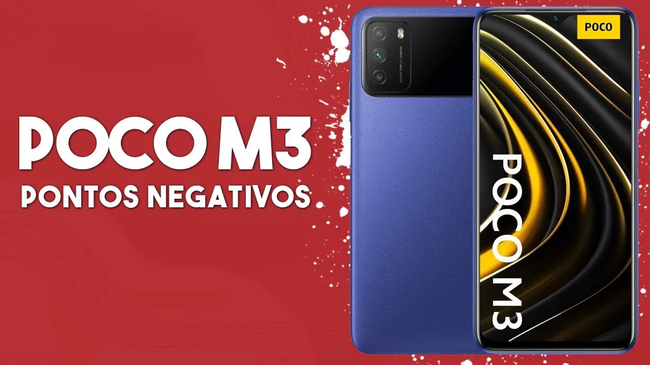 POCO M3 - Pontos Negativos que você PRECISA SABER!