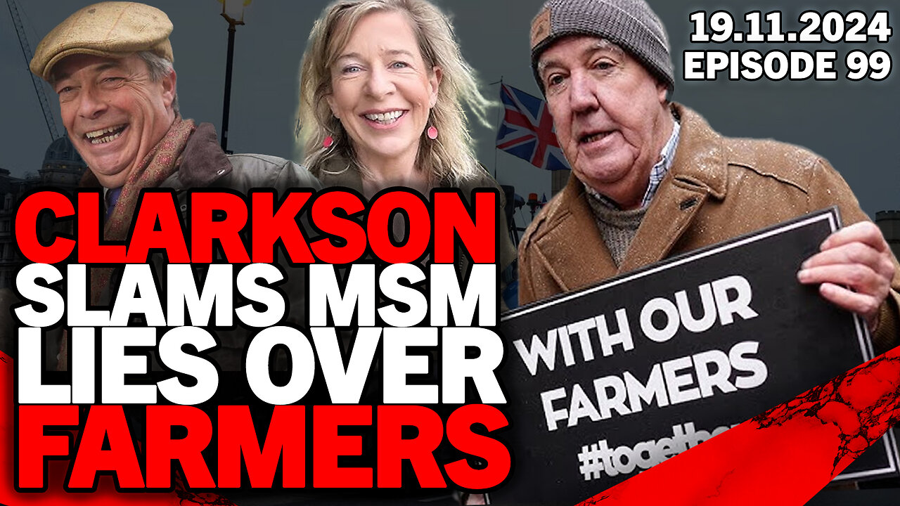 🚨LIVE! RURAL REVOLT AS FARMERS STORM WESTMINSTER W/ NIGEL FARAGE, JEREMY CLARKSON & KATIE HOPKINS🚨