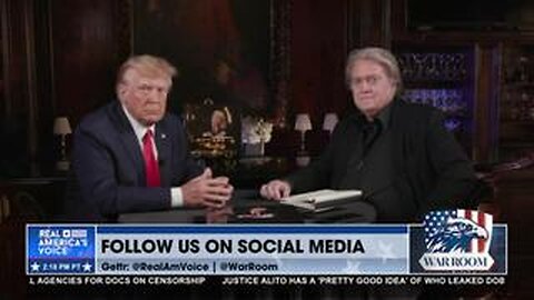 STEVE BANNON TRUMP INTERVIEW AT MAR-A-LAGO