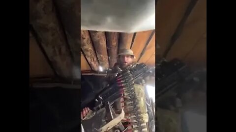 Ukrainian soldier armed "to the teeth"