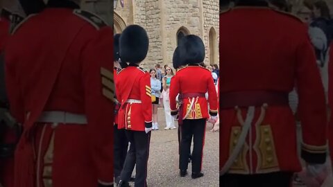 changing of the guards tower of london #thequeensguard