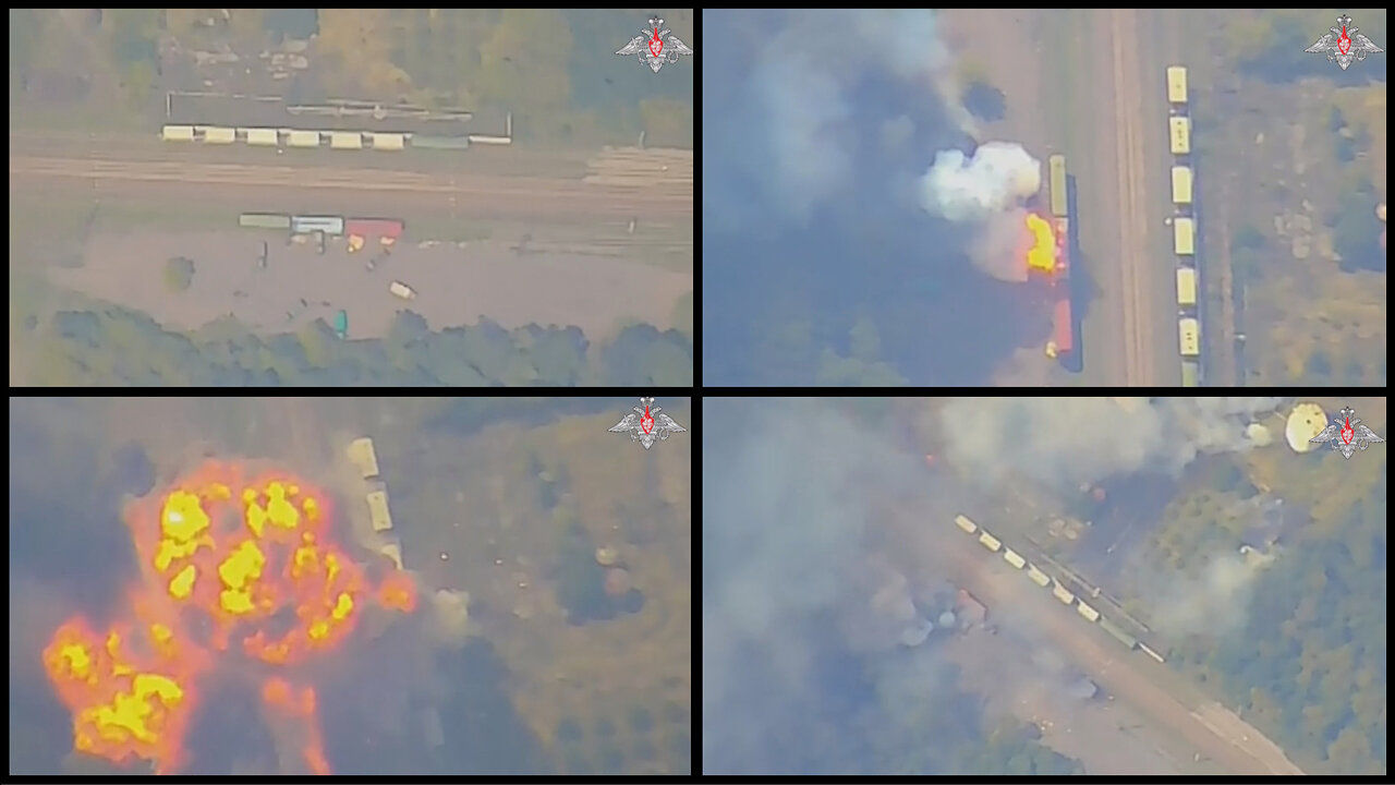 Russian forces destroyed a military echelon with ammunition of the Ukrainian army