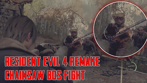 Surviving the Horror: A First Look at Resident Evil 4 Remake The Chainsaw Boss