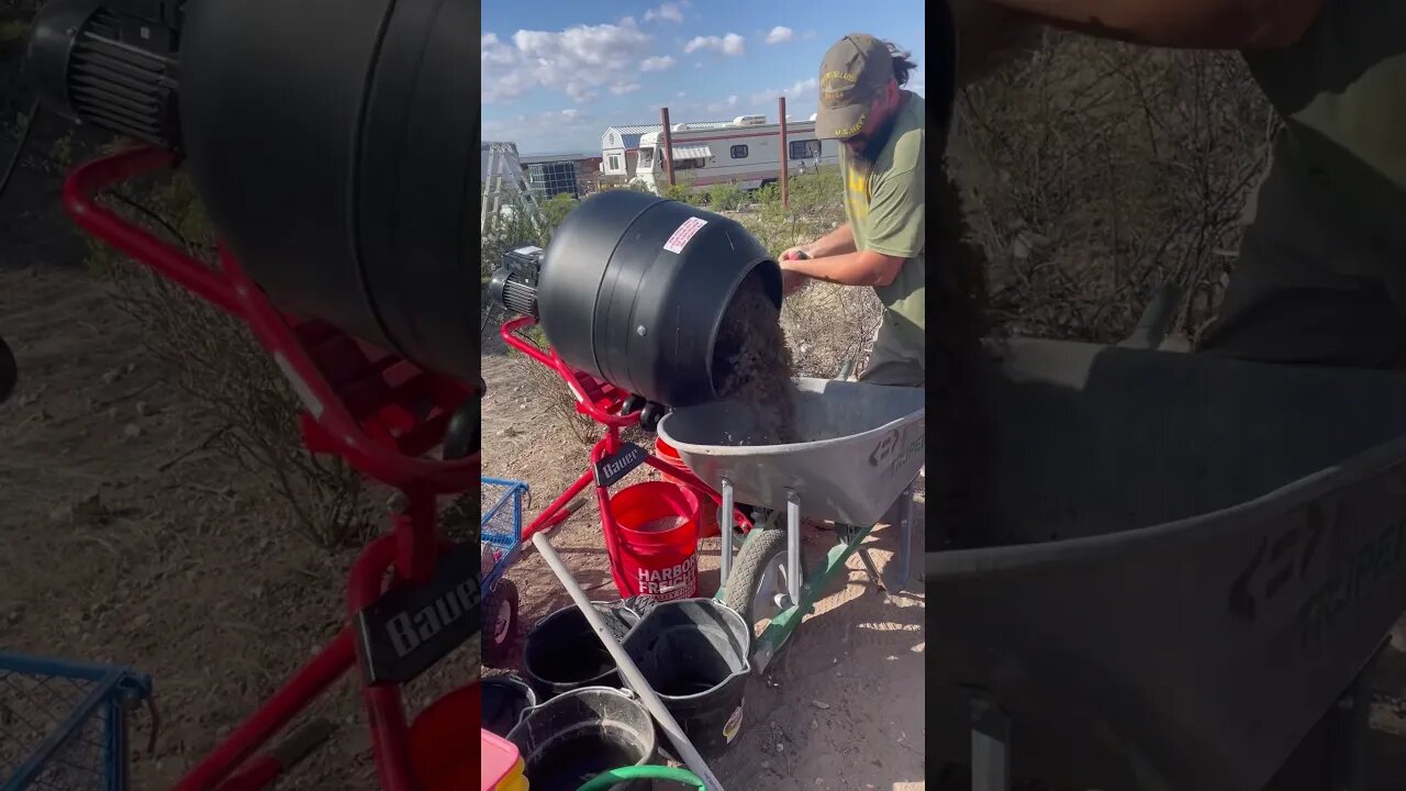 Mixer broke after one use had to return to #harborfreight