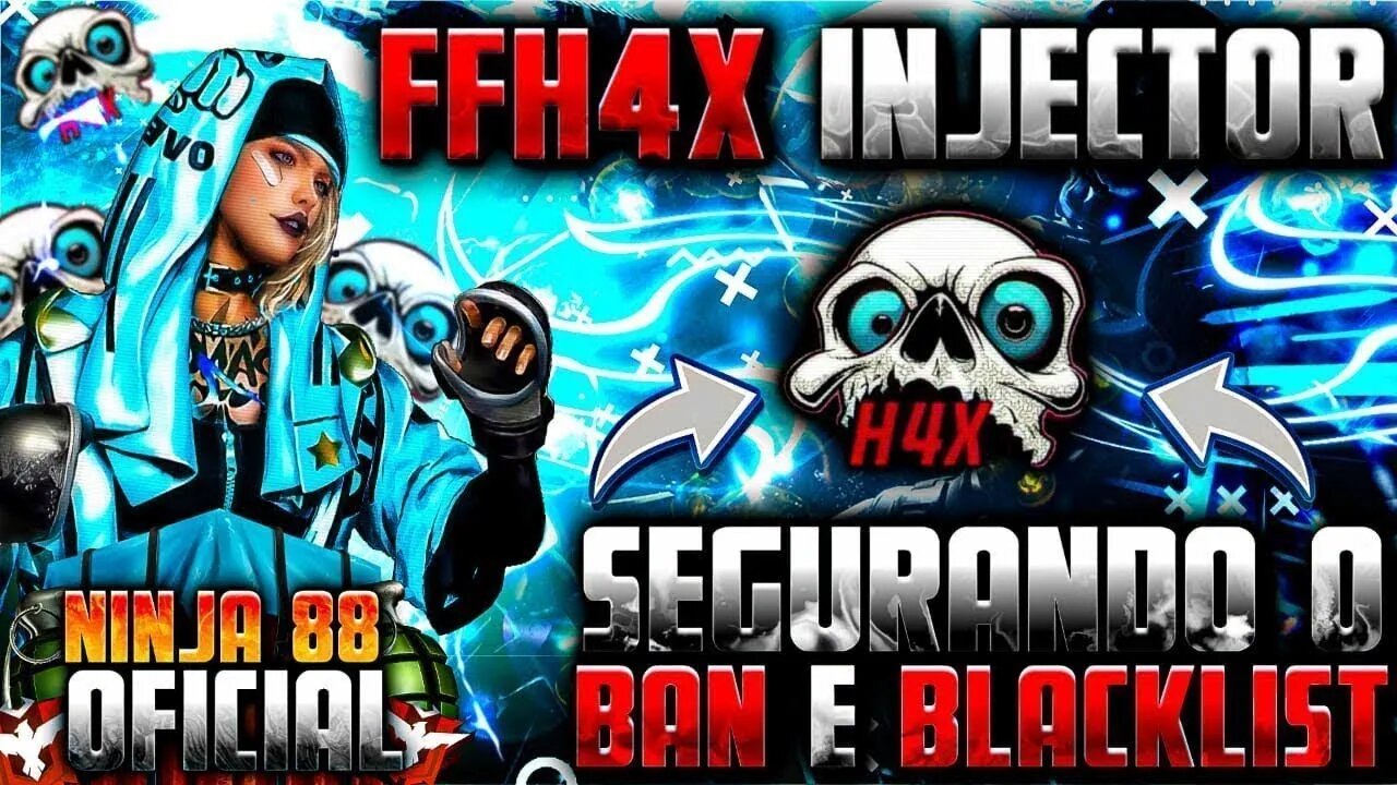 HANCKEADA FREE FIRE🔥AIM KILL ANTI BLACK LIST 🔥LIVE HACKER FFH4X 🔥 UPANDO INSCRITO 🔥