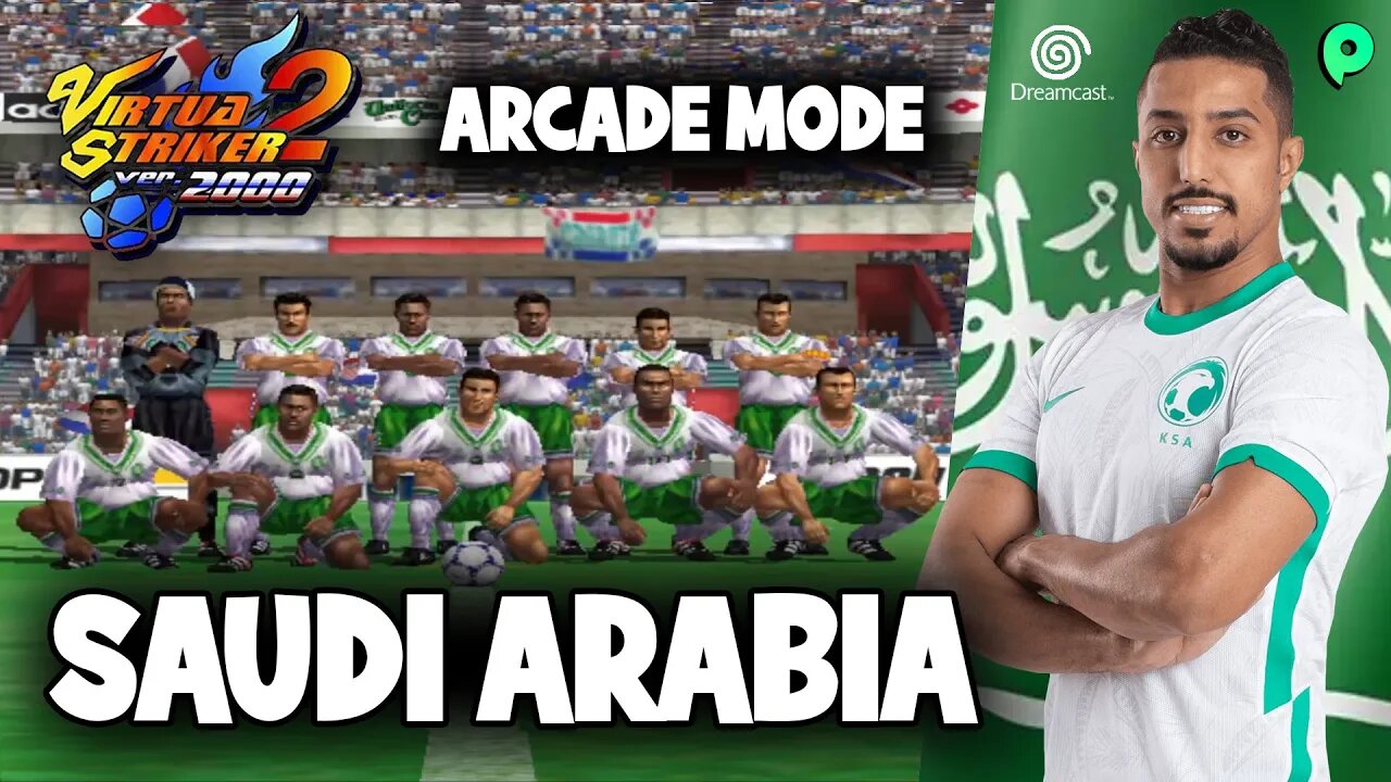 Virtua Striker 2 Ver.2000 - Dreamcast / Arcade Mode - Saudi Arabia