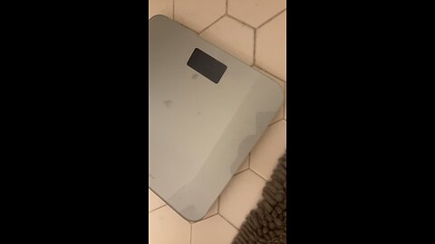 New bathroom scale