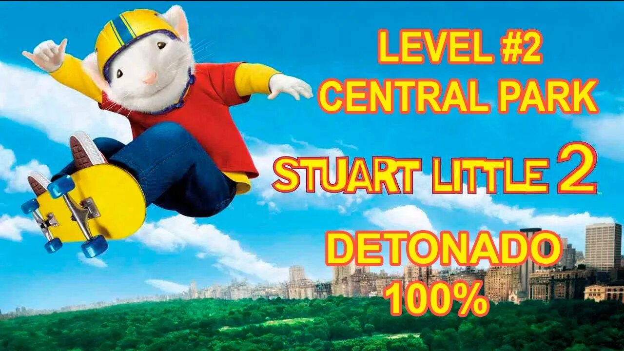 [PS1] - Stuart Little 2 - [Level 2 - Central Park] - Detonado 100% - 1440p
