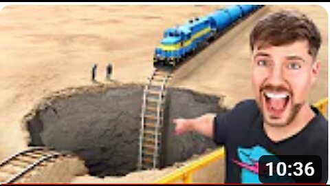 Train Vs Giant Pit