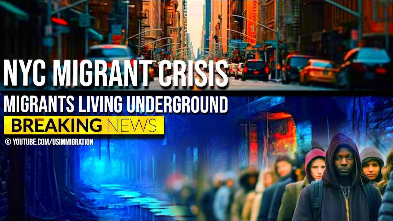 BREAKING: NYC MIGRANTS LIVING UNDERGROUND🚨 NYC MIGRANT CRISIS