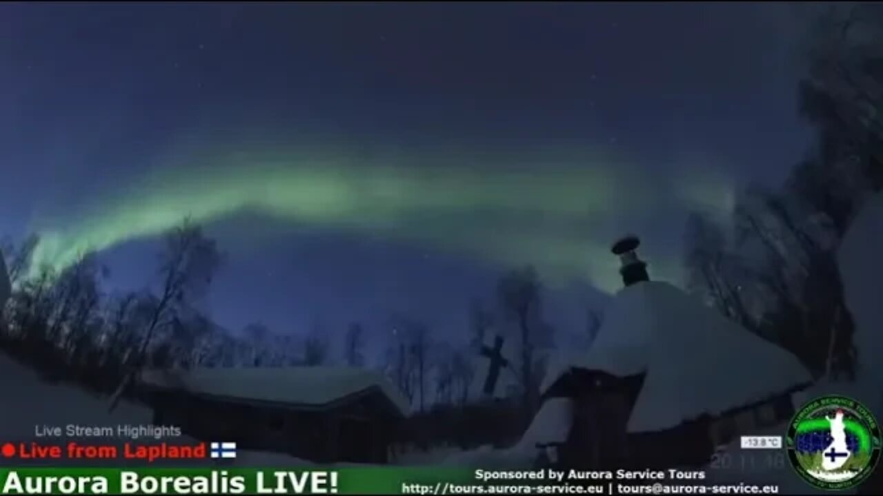 Aurora Borealis in Lapland, Finland 12/19/21