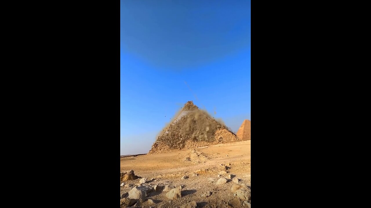 I DESTROYED A PYRAMID #giza #history #egypt